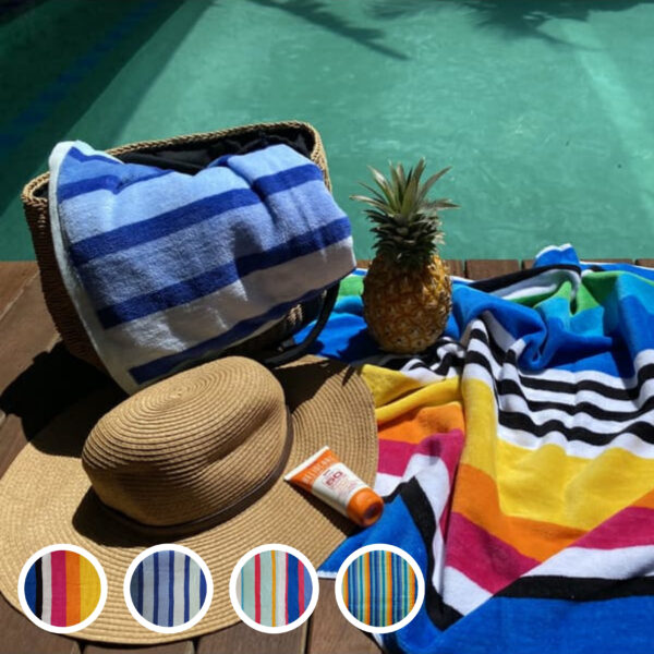 Palm Beach Velour Pool Towel – 450GSM